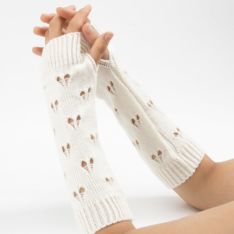 BXCNCKD Grunge Glove Accessories Fairy grunge clothes Crochet aesthetic arm warmer Goblincore accessories - Image 4
